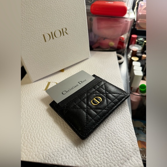 Dior Caro Freesia Card Holder - NWT - Picture 5 of 11